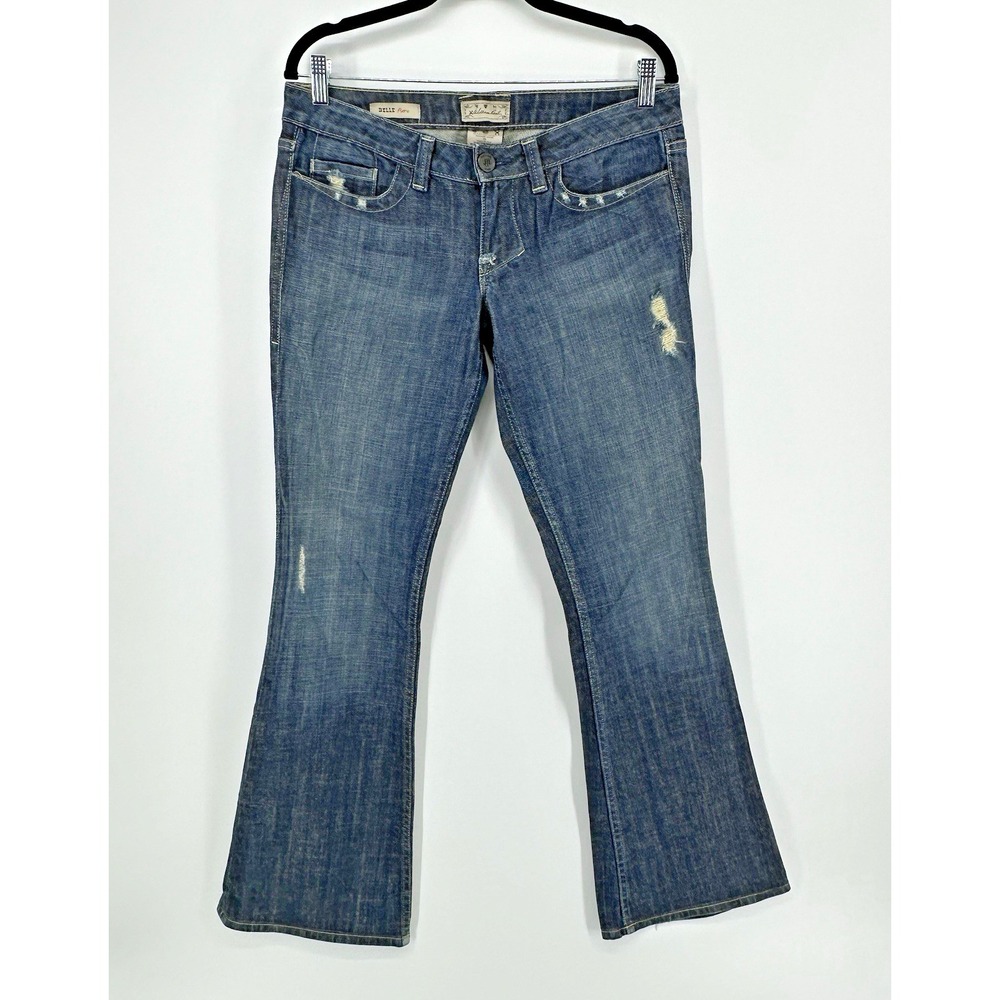 William Rast Dark Blue Women's Jeans Belle Flare 29 Back Pockets Made In USA